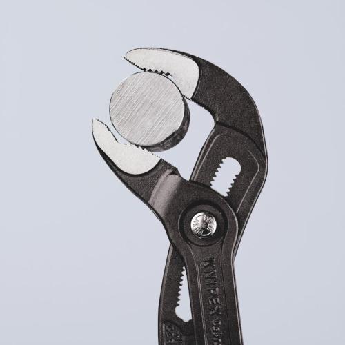 Knipex Cobra High-Tech Water Pump Pliers Plastic Coated Grey Atramentized 300mm 87 01 300